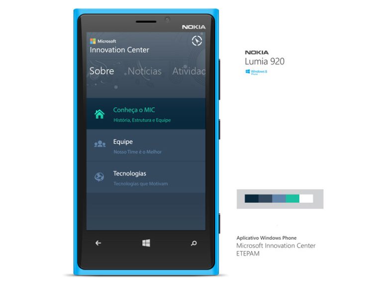 Microsoft Innovation Center App WP8/10